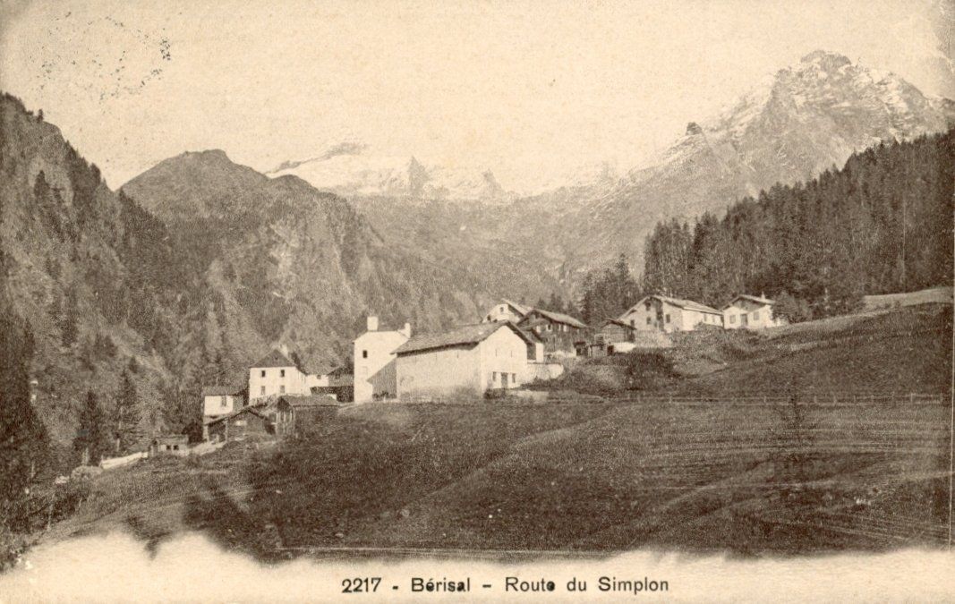 Ansichtskarten: Bérisal   VS  -  Simplonstrasse  - 5  diverse Ansichtskarten – Gebraucht aus Brig von Valcards54 2