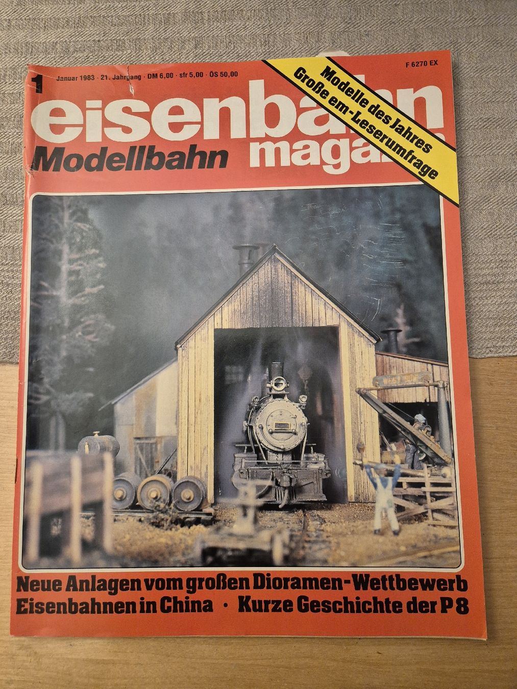 Riviste & Magazine: Eisenbahn Modellbahn Magazin 1983 – Usato da Ehrendingen venduto da Amigo5