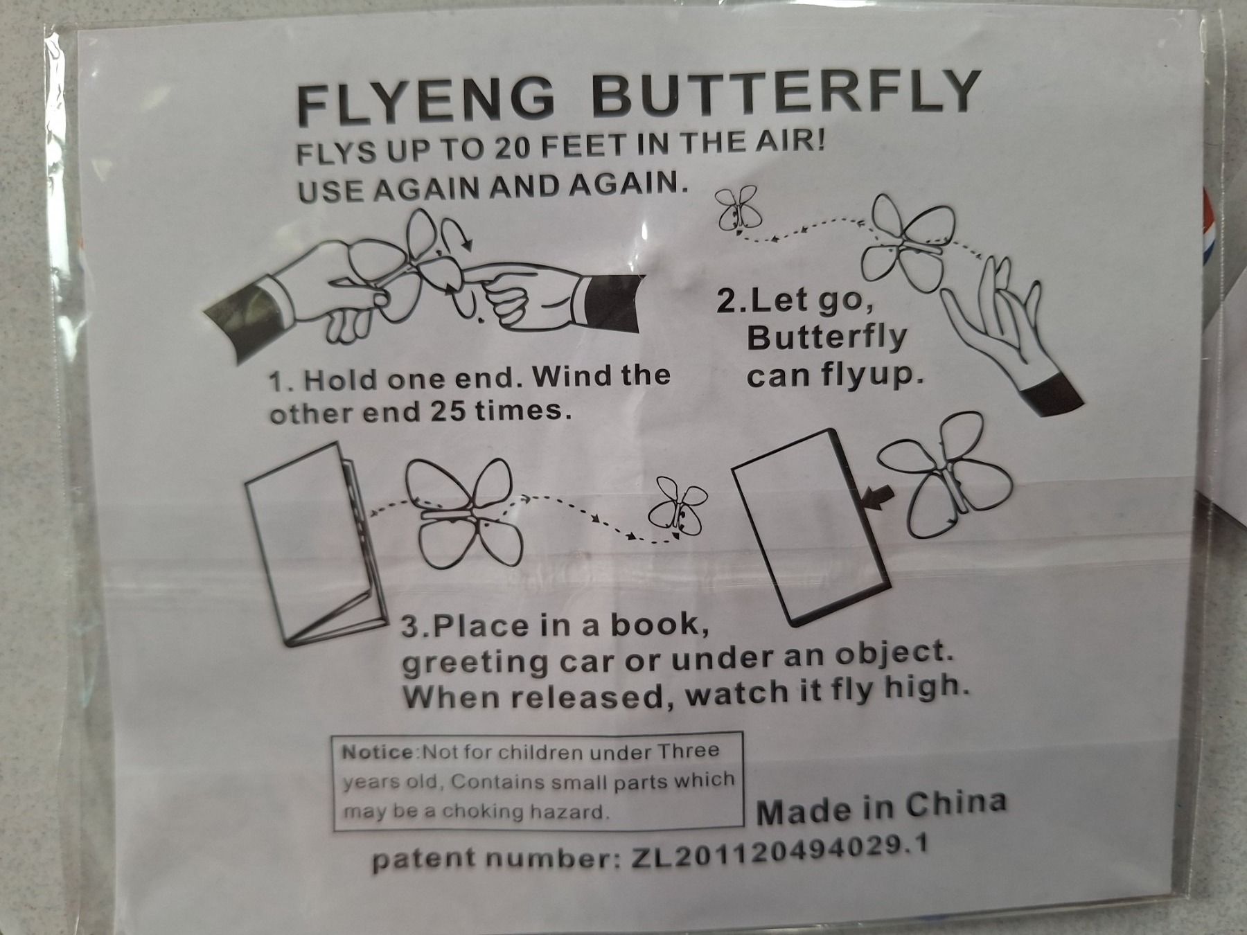 Tutte le decorazioni: Flying Butterfly, fliegender Schmetterling – Usato da Eiken venduto da Lashar 1