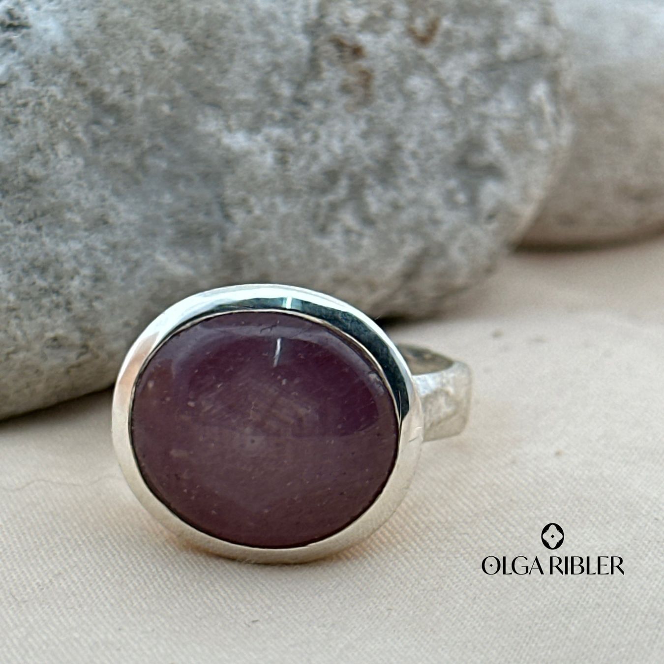 Olga Ribler Ringe: Sternrubin Ring Sterling Silber  Ringgrösse 56 – Neu (gemäss Beschreibung) aus Luzern von Schmuckoutlet 1