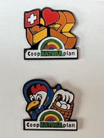 Pins "Coop NATURAplan" - 2 Stk - Neu