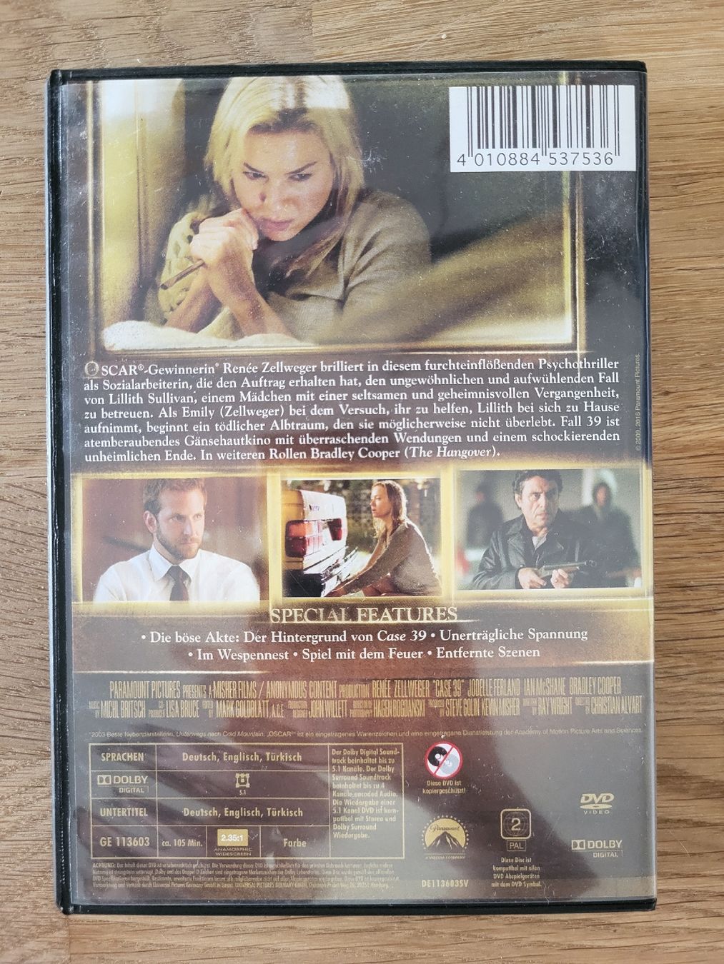 Tutti i DVDs: Fall 39 - Horror-DVD mit Renée Zellweger – Usato da Amriswil venduto da noe_z7wn 1