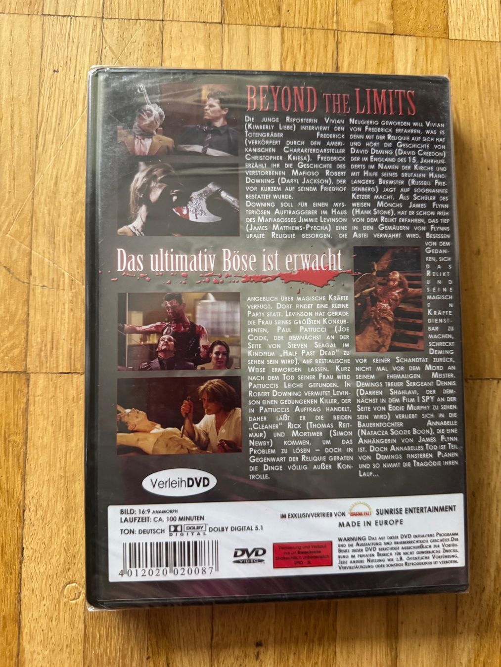 Tutti i DVDs: BEYOND THE LIMITS. (DVD/OVP). OLAF ITTENBACH – Usato da Basel venduto da san_2qlq 1