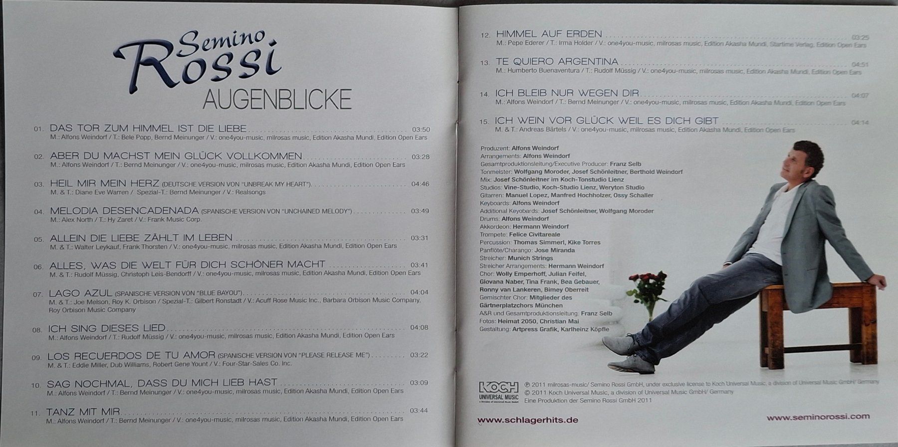 CD: Semino Rossi - Augenblicke – Usato da Reinach BL venduto da Chela04 3