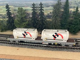 Märklin Flachwagen "Holcim"