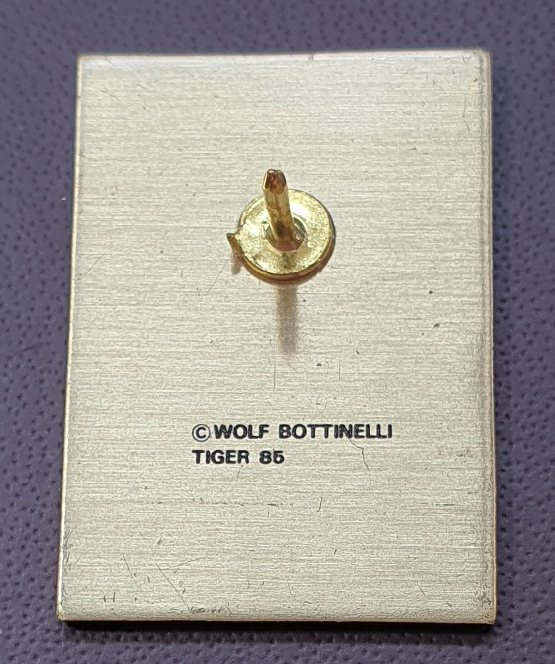 Poster & Bilder: Q908 - Kunst Pin Bild Wolf Bottinelli / Tiger 85 – Gebraucht aus Reinach BL von Boston-Verkauf 2