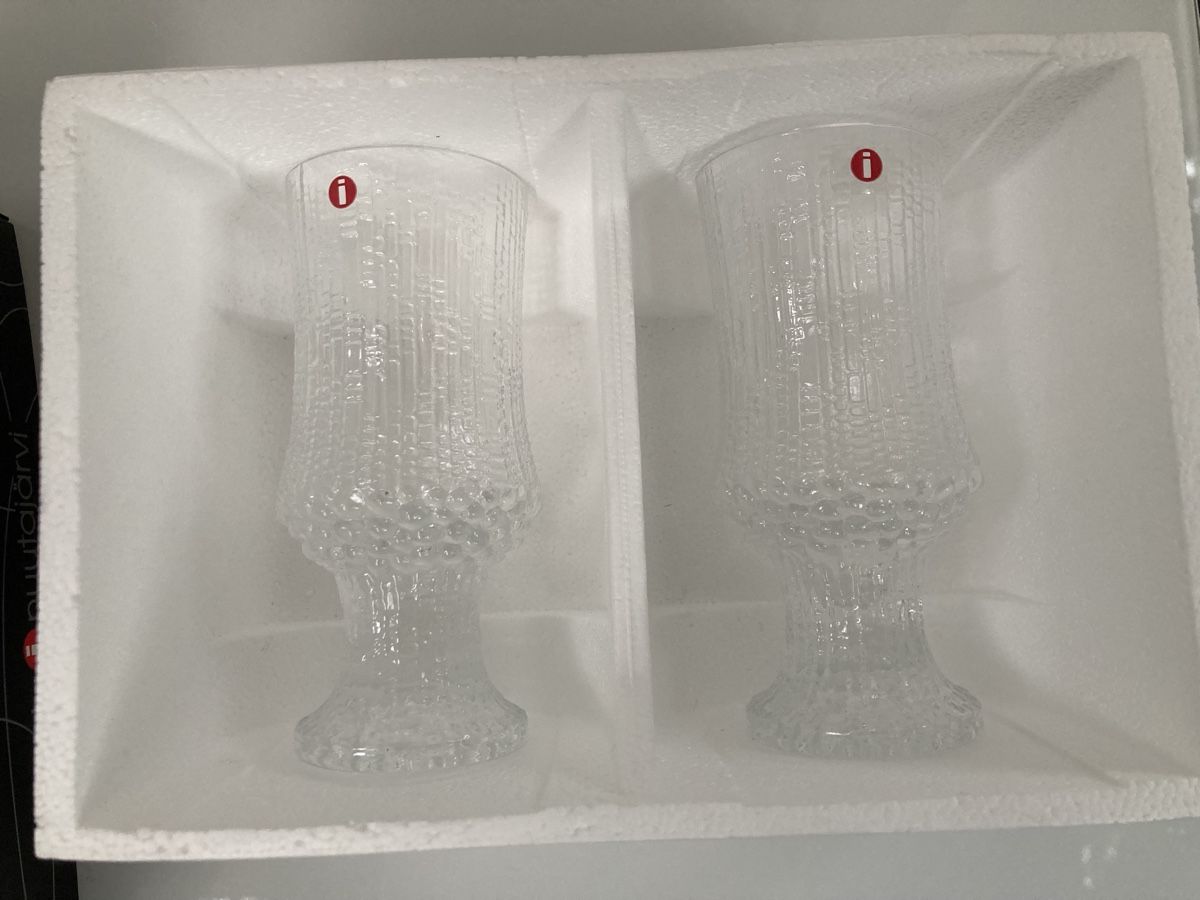 Iittala Bicchieri: Iittala Ultima Thule 2 white wine glasses – Nuovo e nell'imballaggio originale da Winterthur venduto da niemim 3