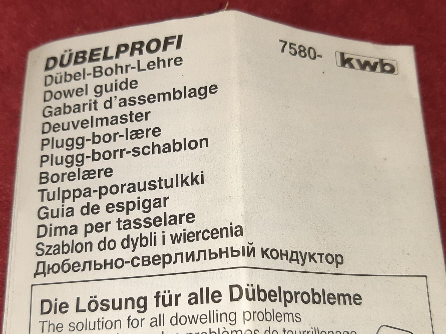 Tutti gli attrezzi: Dübel - Bohr - Lehre "Dübelprofi"! – Usato da Lohn-Ammannsegg venduto da Molch7 3