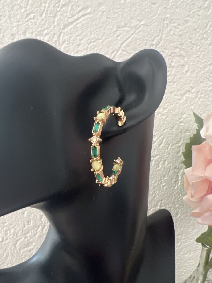 Orecchini pendenti & Orecchini a lobo: Schöne grünliche Ohrringe  – Nuovo (secondo la descrizione) da Seon venduto da Sunny-Schmuck78 1