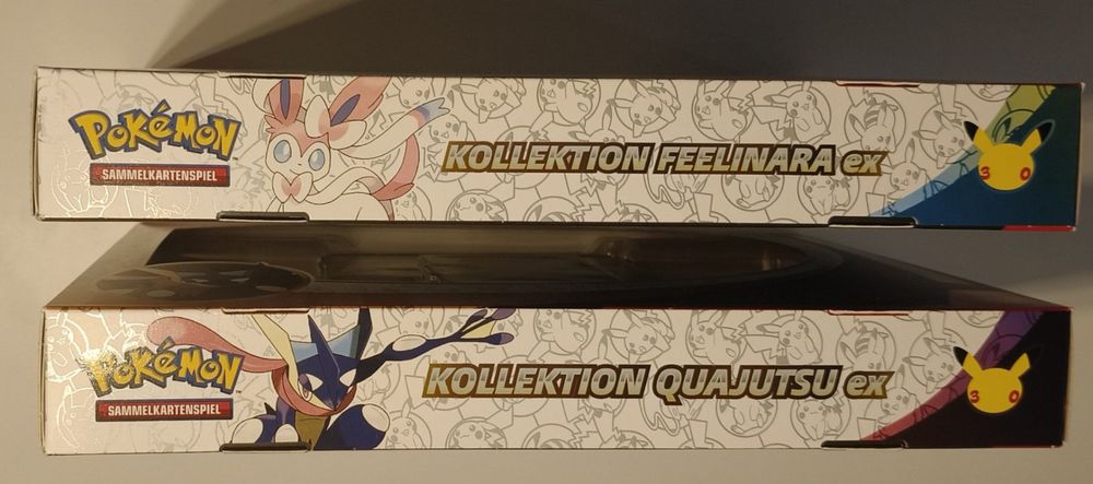 Pokémon 30 Jahre Feelinara & Quajutsu ex Kollektion Celebrat (Neu und ...