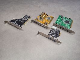 Soundkarten, Netzwerkkarten, USB, TV-Capture & Controller –
