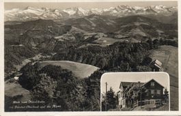 Blick vom Hornlikulm ins Zürcher Oberland