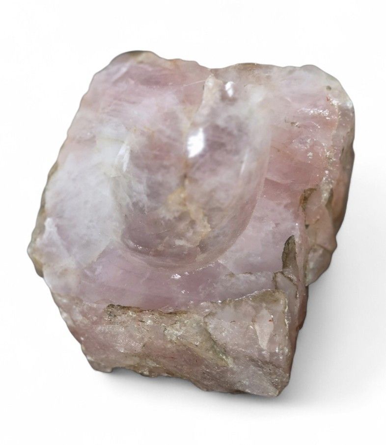 Portacenere: cendrier en quartz  rose pierre brute naturel – Usato da Vernier venduto da 19pigments 1