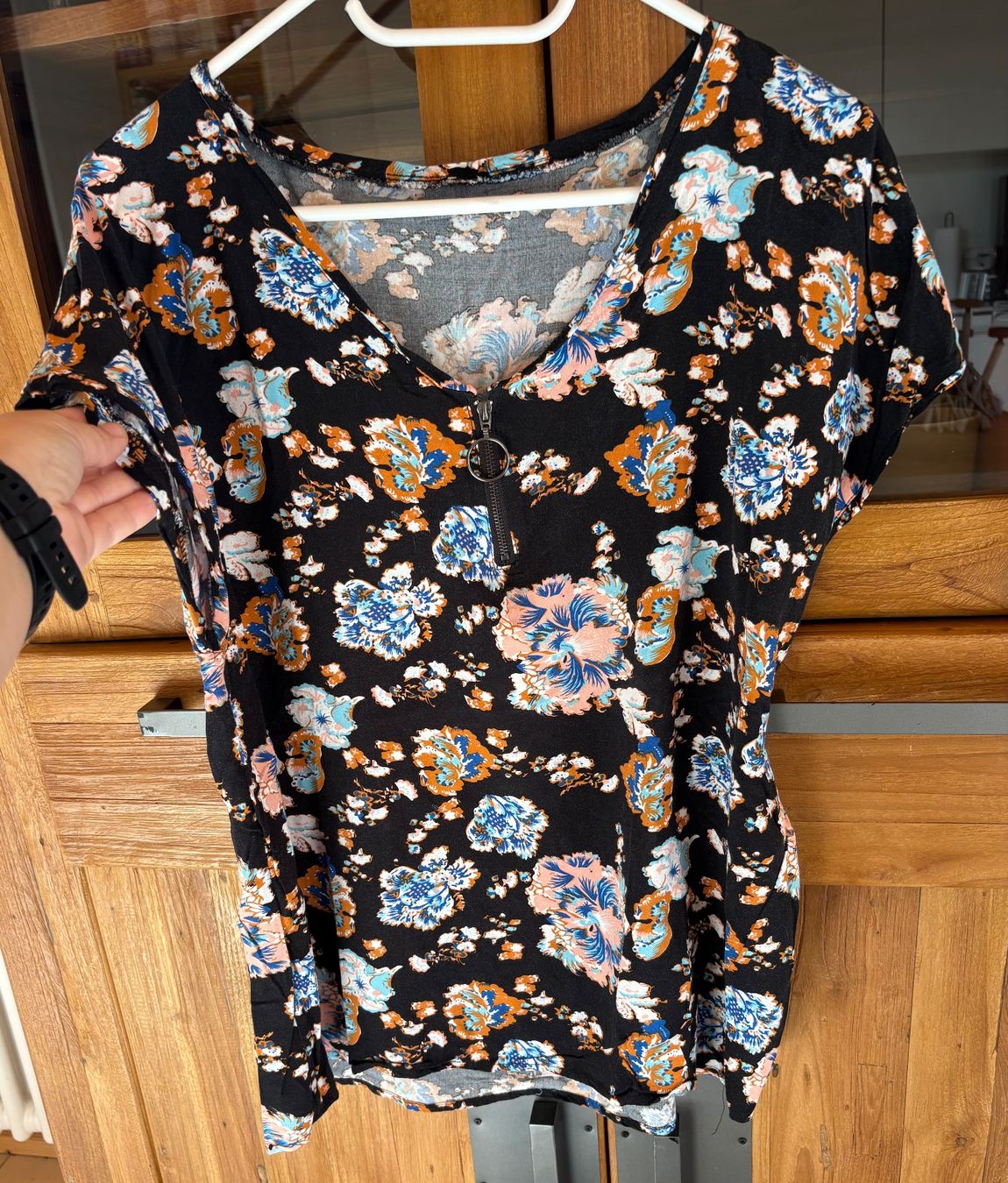 Camicette: Shirt /Top/ Bluse/Tunika Blumen Gr.L – Usato da Siblingen venduto da Vany_McDougall 3