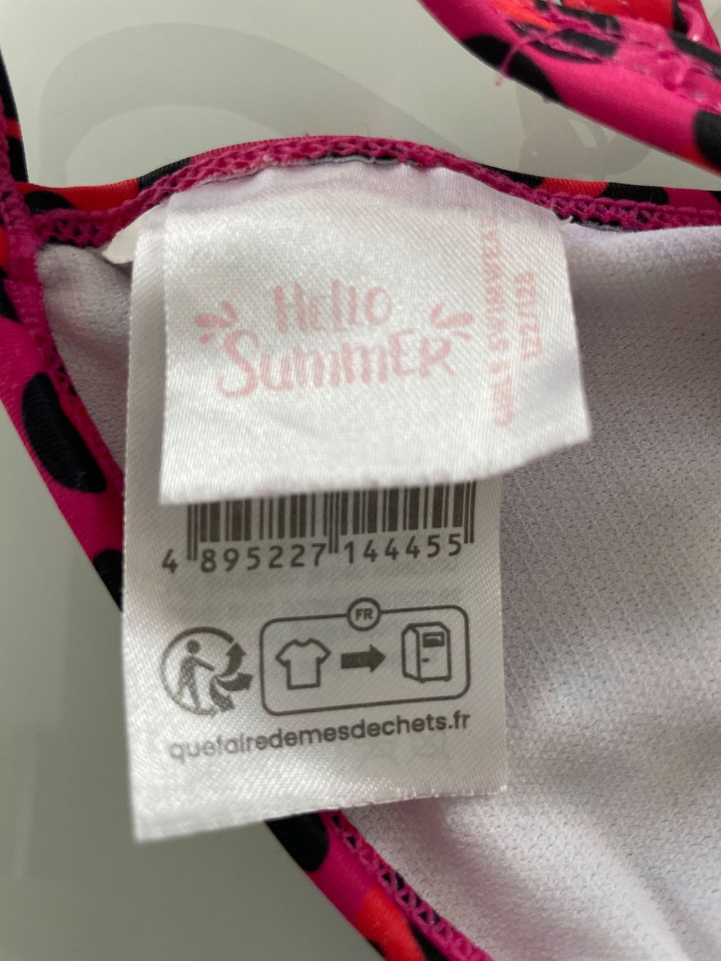 Costumi da bagno & Bikini: Mädchen Bikini pink-schwarz 122/128 – Usato da Pfeffingen venduto da Purzzeli 4