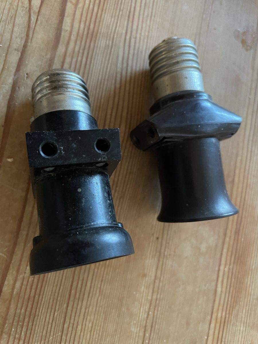 Stecker: 2 x Steckdose für Lampe – Gebraucht aus Au TG von and_k8st