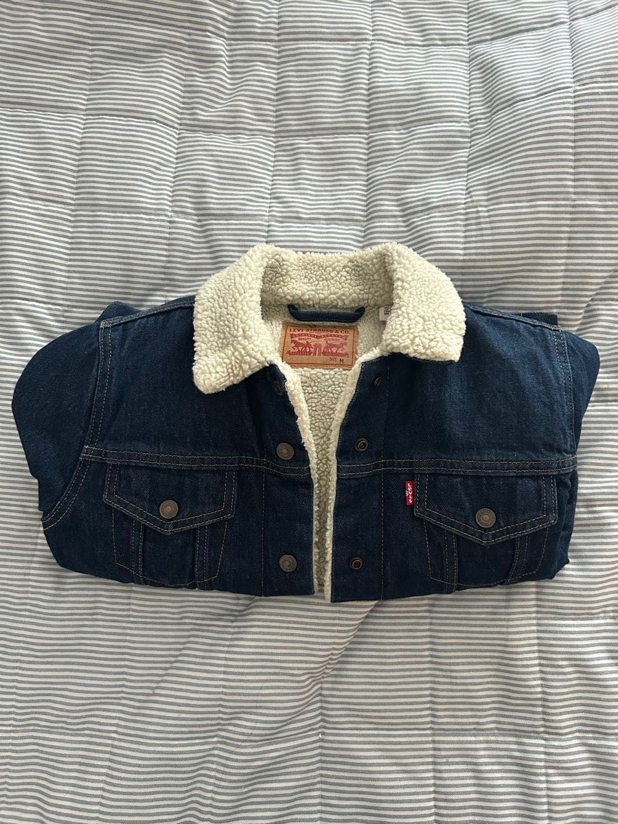 Levi's Giacche: Levi's Jeans Jacke mit Teddyfell, Gr. M – Nuovo (secondo la descrizione) da Zürich venduto da LeaMilj 4
