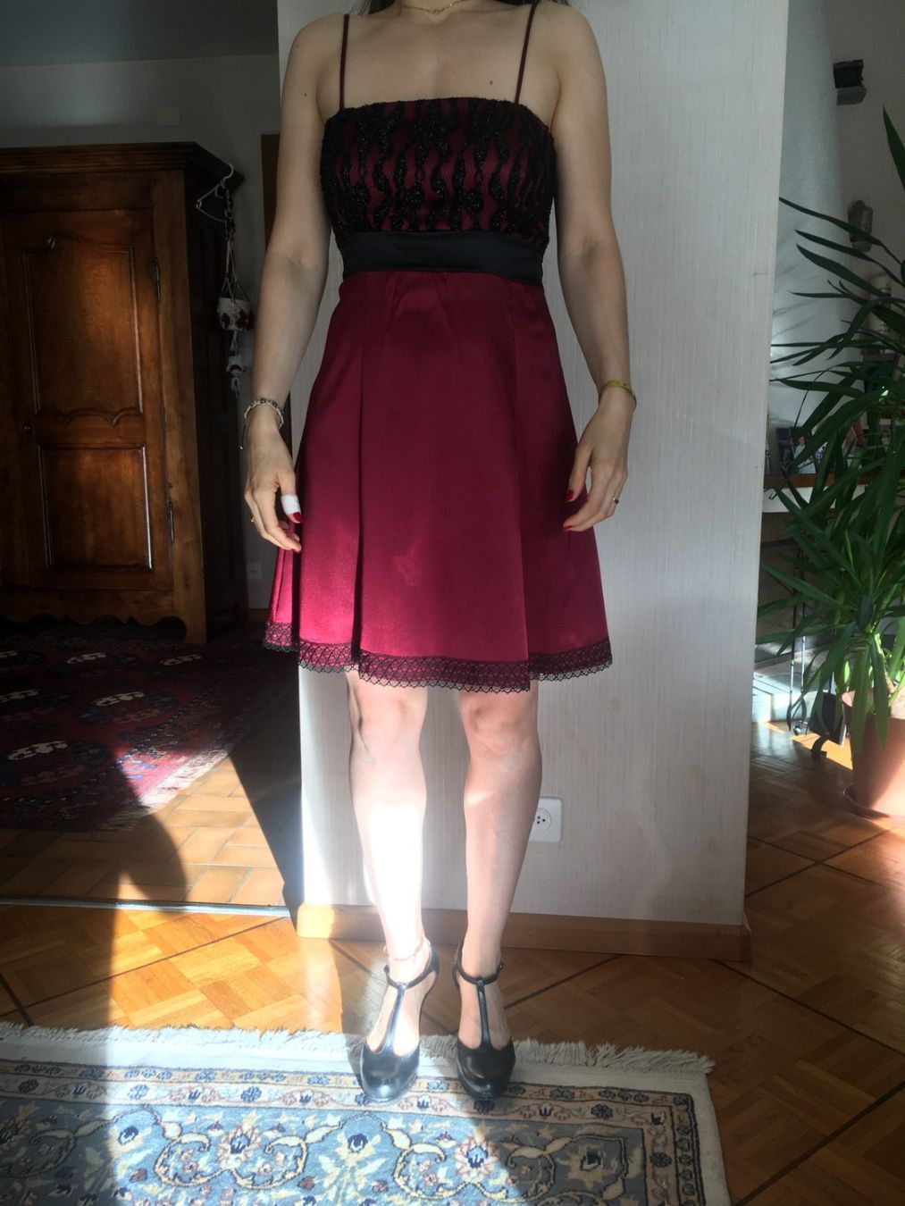 Kleider: Robe cocktail bordeaux - état neuf - S/M – Gebraucht aus Marly von sehlin 1