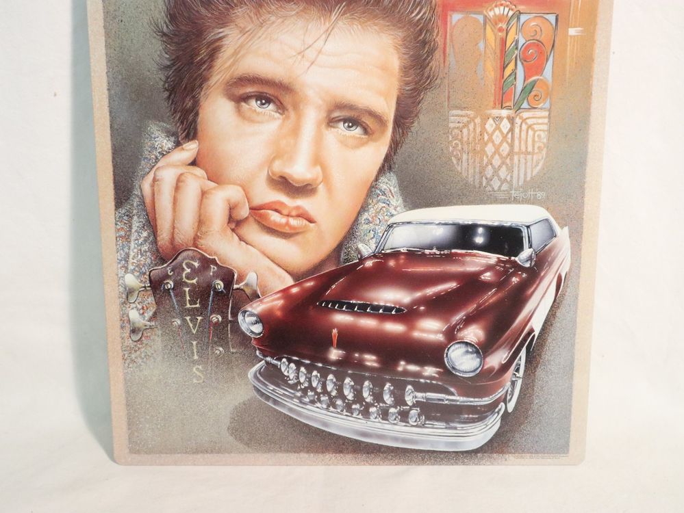 1990 Grosses Blechschild Elvis Presley Jukebox Rock-Ola | Kaufen auf ...