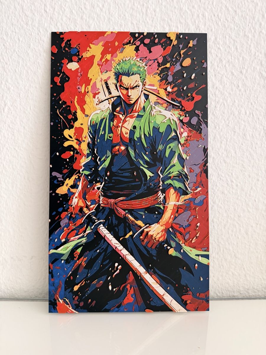Dipinti: One Piece Art 3D Print Zoro – Nuovo (secondo la descrizione) da Dübendorf venduto da fhlagcao