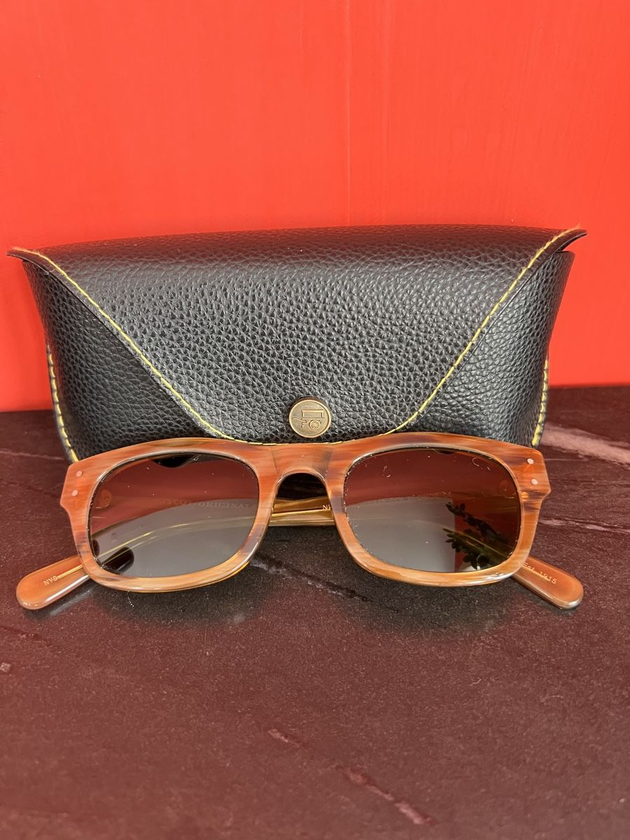 Moscot Occhiali & Lenti: MOSCOT Sonnenbrille braun mit Etui – Usato da Zürich venduto da car_x52z