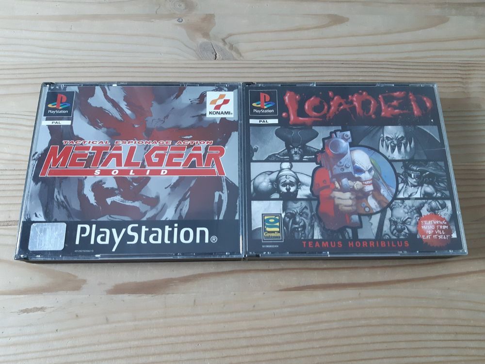 Loaded + Metal Gear Solid 1 mit Silent Hill Demo - PS1 Set (Gebraucht ...