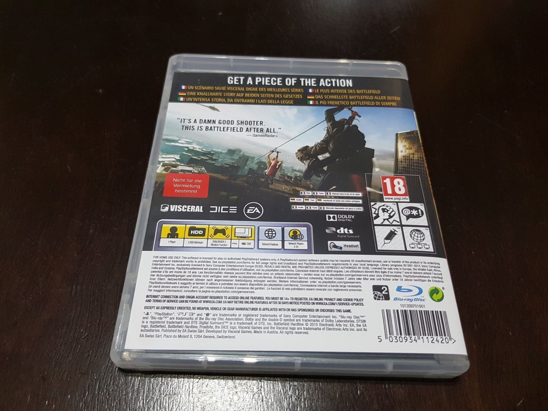 Sony Giochi: Battlefield Hardline – Usato da Schwanden GL venduto da tumen 2