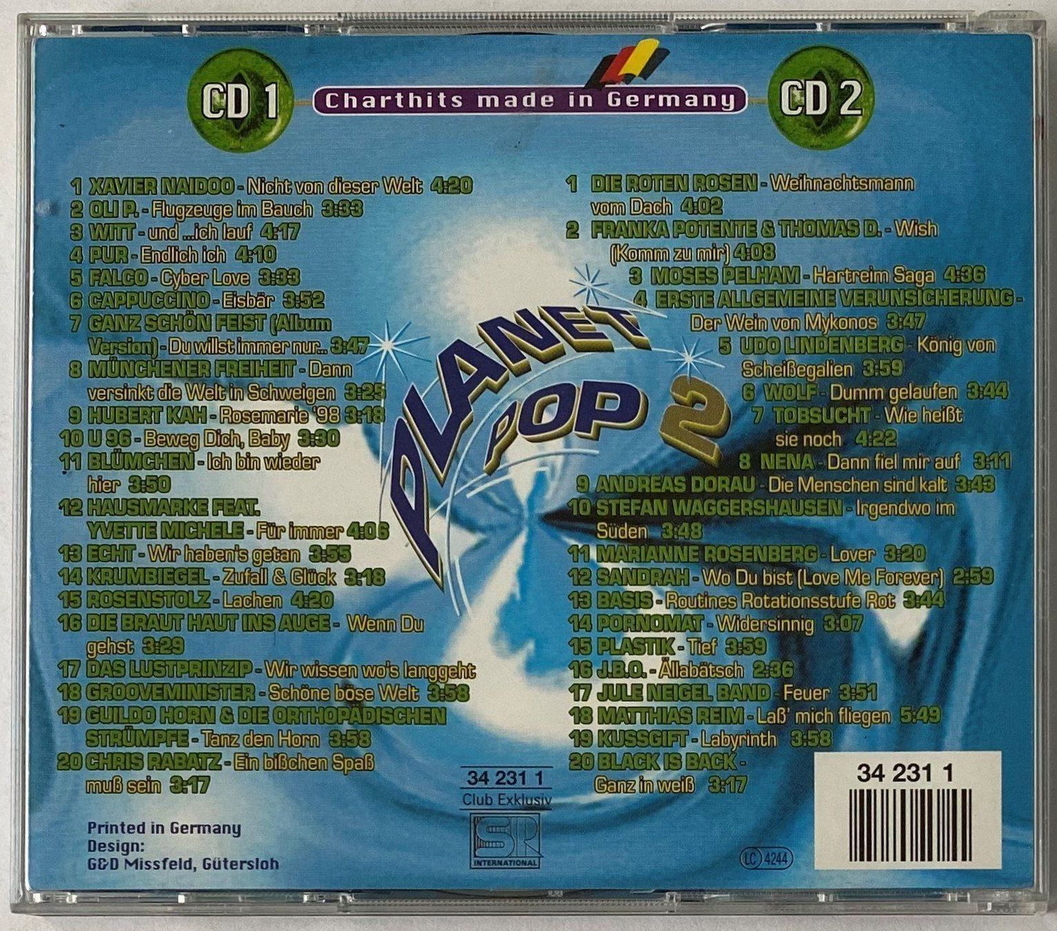 CD: Planet Pop 2 – Usato da Flums venduto da Asquillo 1