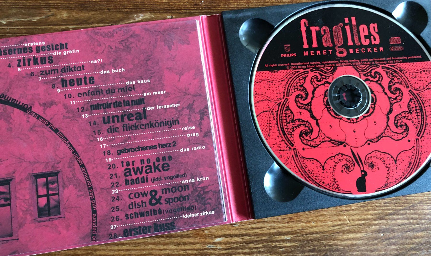 CD: Meret Becker – Fragiles CD, Chanson, Experimental – Usato da Luzern venduto da Schlafenicht00 1