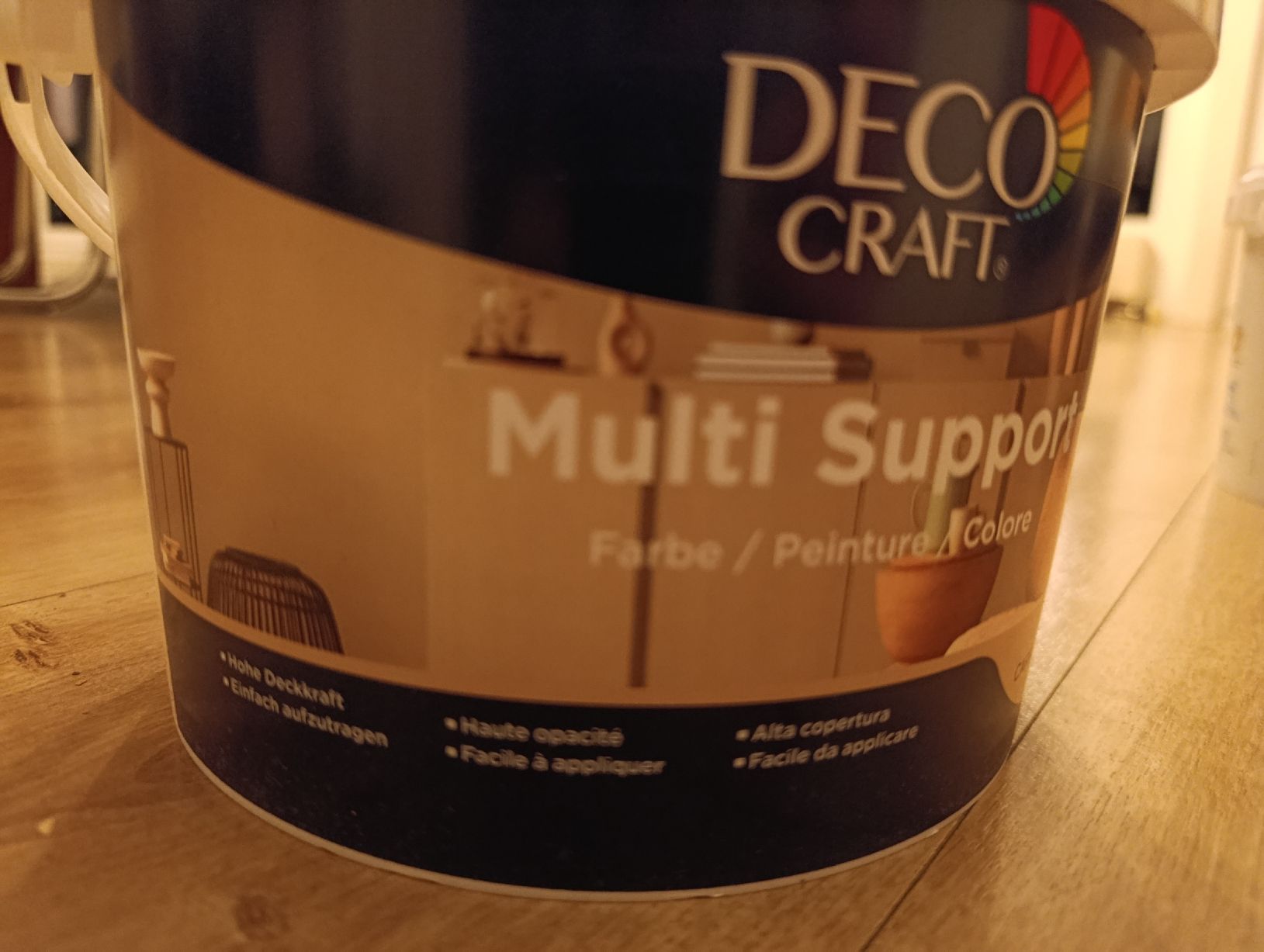 Colori: Deco Craft Multi Support Farbe Cappuccino, 3x 2,5l Kübel – Nuovo e nell'imballaggio originale da Rüti ZH venduto da nomis55 2