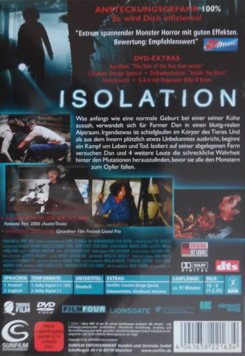 Tous les DVDs: Isolation – D'occasion à Bellinzona par Luna093 2