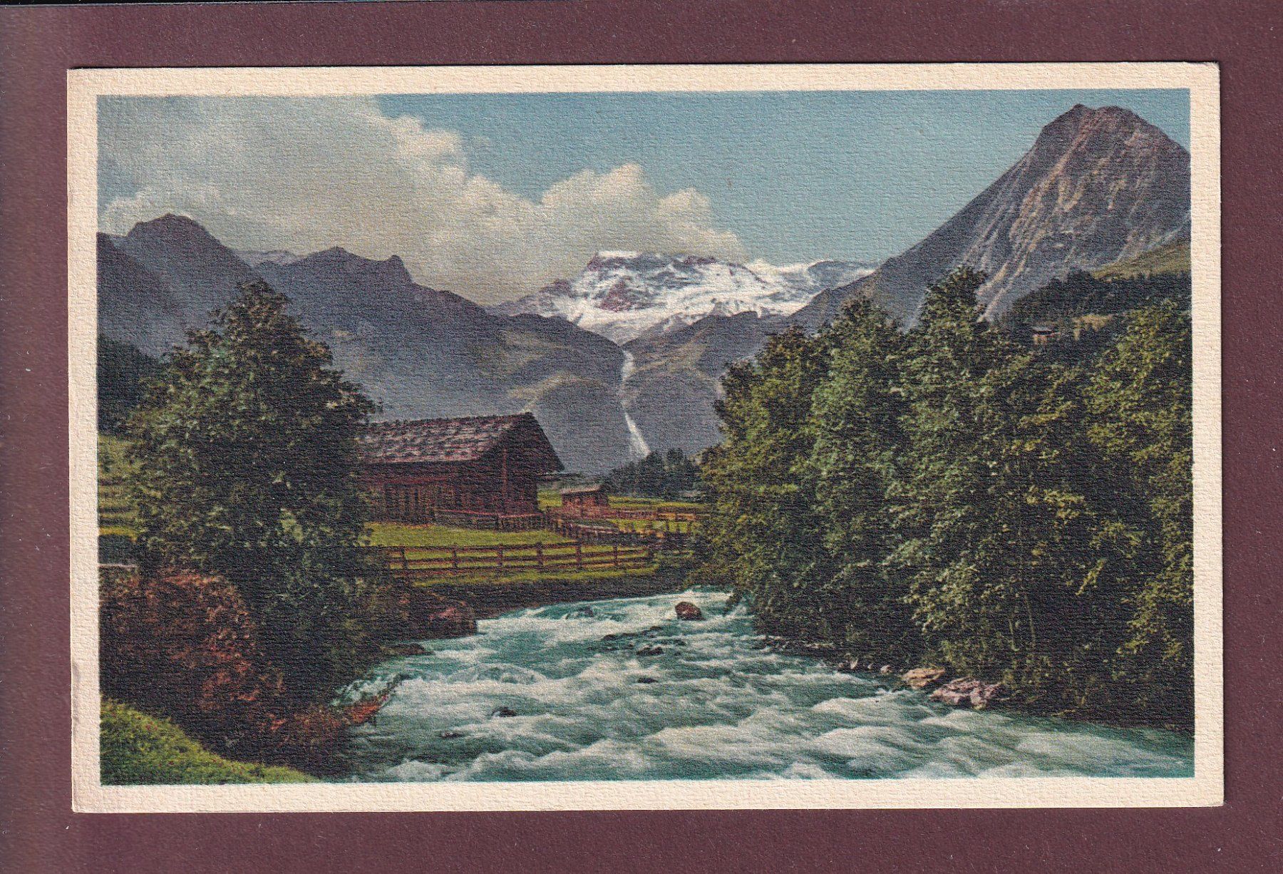 Cartoline postali: Bei ADELBODEN - Wildstrubel - Fizer – Usato da Pully venduto da nicecards