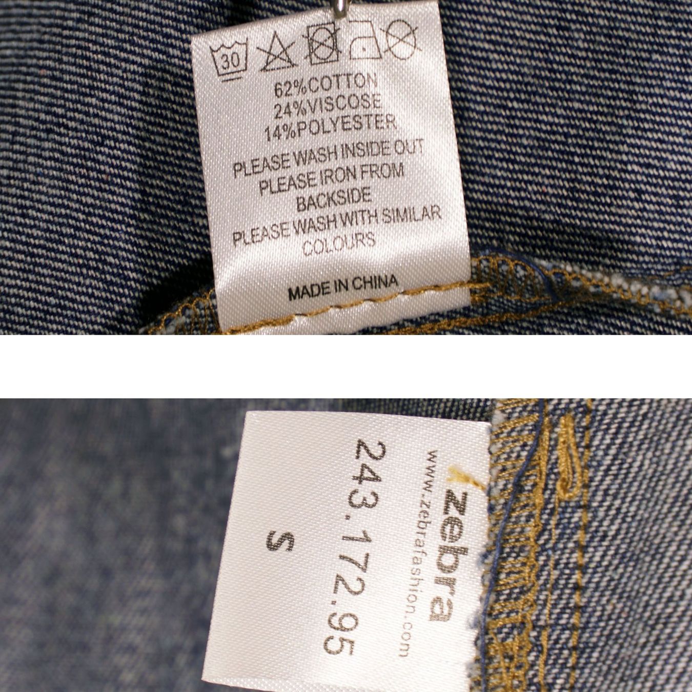 Zebra Vestiti: Blue Denim Jeanskleid oder Jeansmantel – Usato da Meggen venduto da 1Class2Hand 9