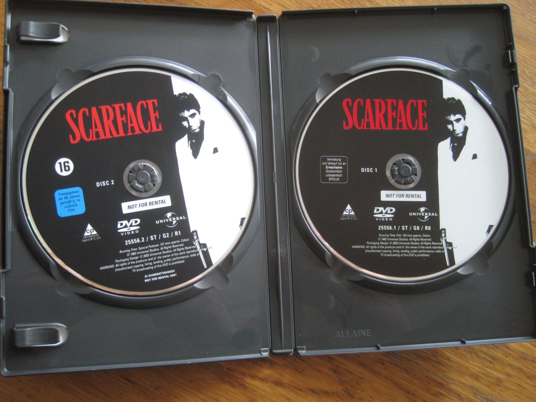 Alle DVDs: Scarface Al Pacino 2 Disc Special Edition DVD – Neu (gemäss Beschreibung) aus Gossau SG von Noryflory 2