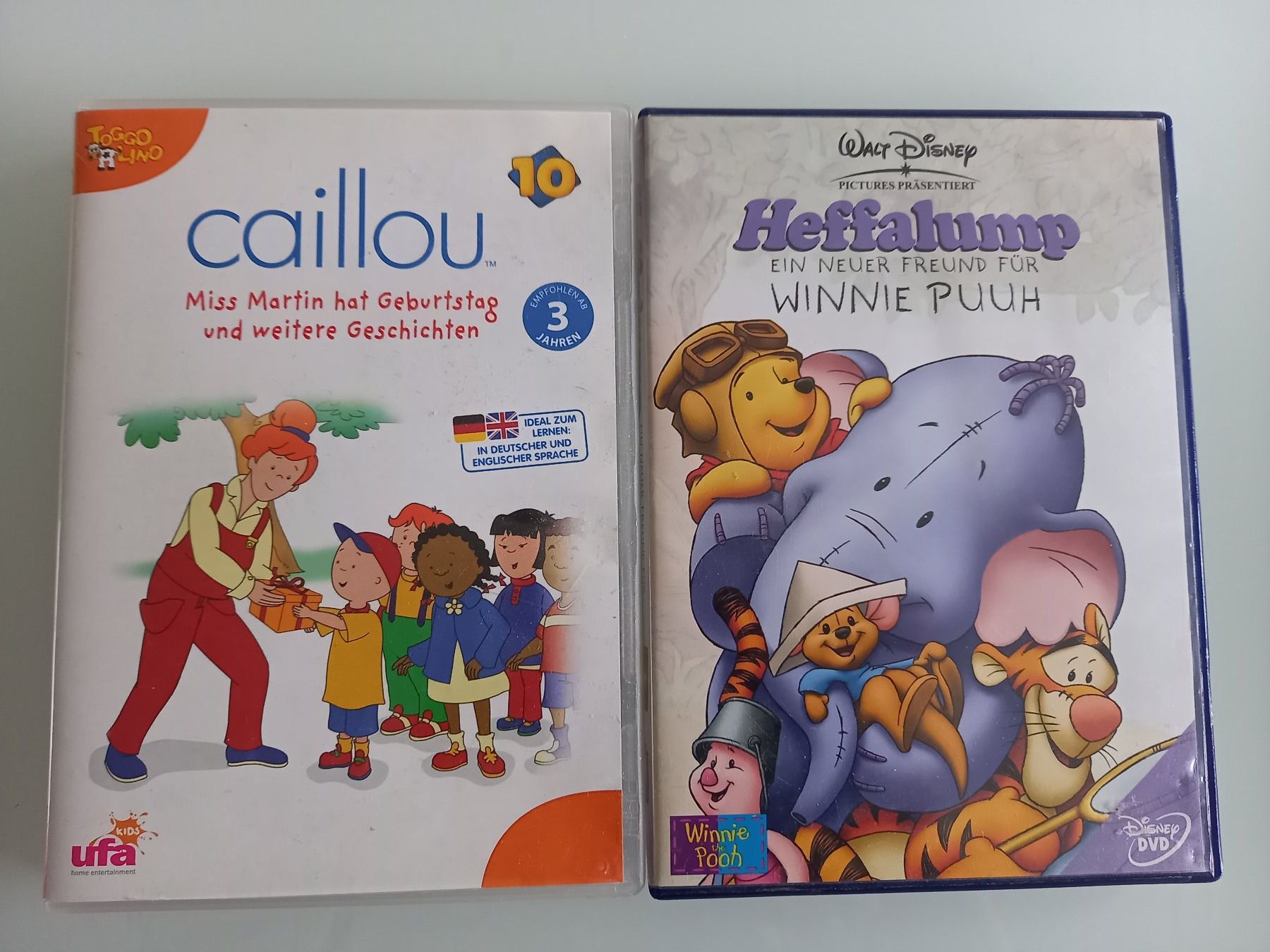 Tutti i DVDs: Set 2 DVD Winnie Puuh & Caillou – Usato da Unterengstringen venduto da saraman