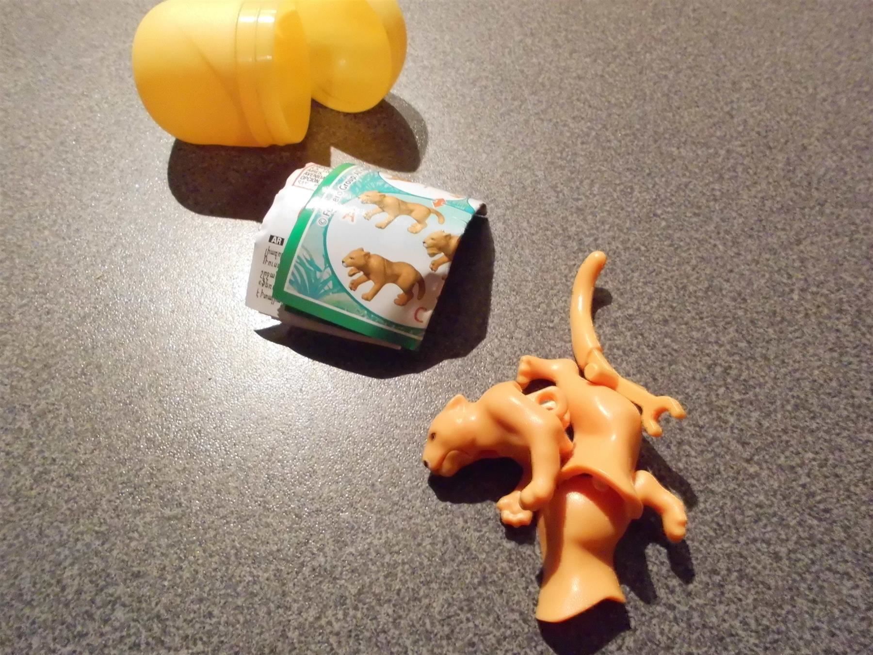 Figuren: Ueberraschungsei Bär orange – Gebraucht aus Zürich von Motzkuh