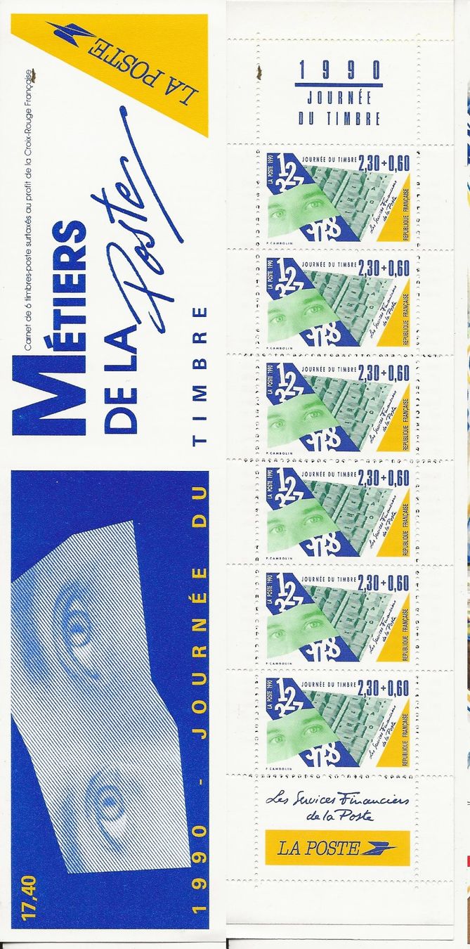 Tutti i francobolli: France Carnet Métiers de la Poste 1990 ** – Nuovo (secondo la descrizione) da Sion venduto da PierreP01