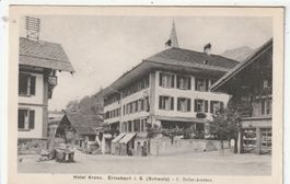 Erlenbach-Hotel Krone -Karte ungelaufen