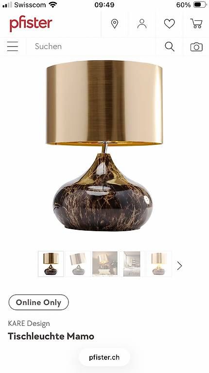 Lampen: Tischleuchte gold – Gebraucht aus Adliswil von sbo_6w88 2