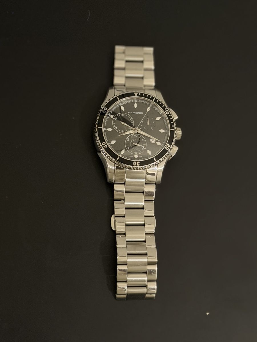 Hamilton Orologi: Hamilton Jazzmaster Seaview Chronograph – Ref. H375120 – Nuovo (secondo la descrizione) da Liestal venduto da arl_6tv7