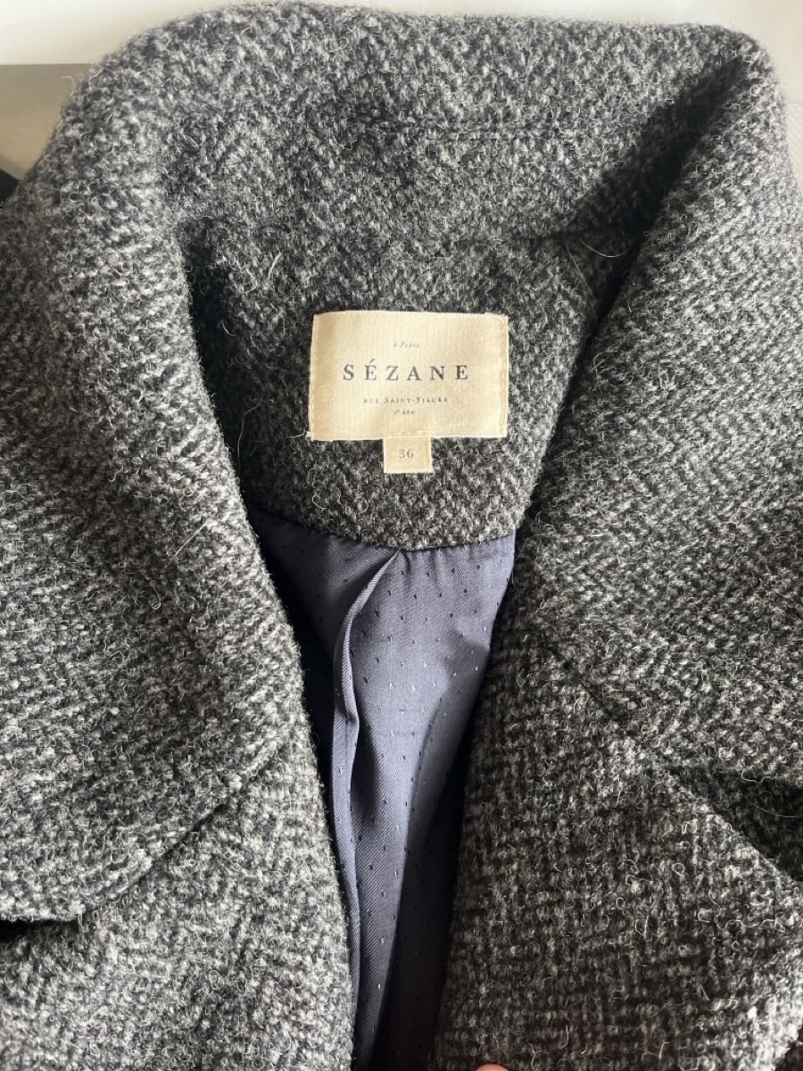 Sezane Cappotti: Sezane Jeff Wool Coat, Size 36, Excellent Condition! – Usato da Nyon venduto da Jpraams 3