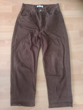 Pull & Bear wide leg cropped Jeans Culotte Gr. 34 - 36