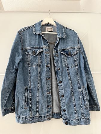 Pull&Bear Jeansjacke Gr. M, hellblau
