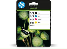 Pack cartouches d’encre HP 924 noir + trois couleurs