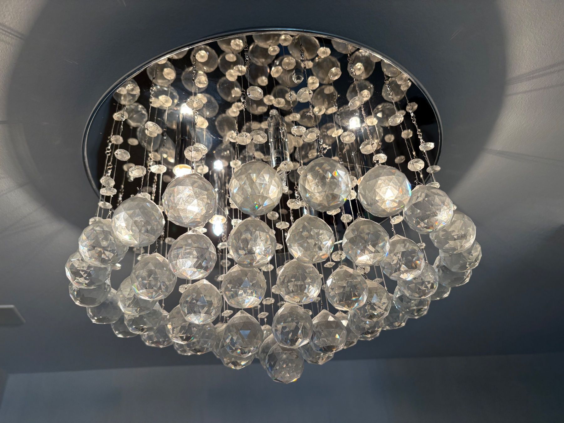 Lampadari & plafoniere: Grosse schöne Kristall Deckenlampe – Usato da Oetwil an der limmat venduto da sua_g8n6