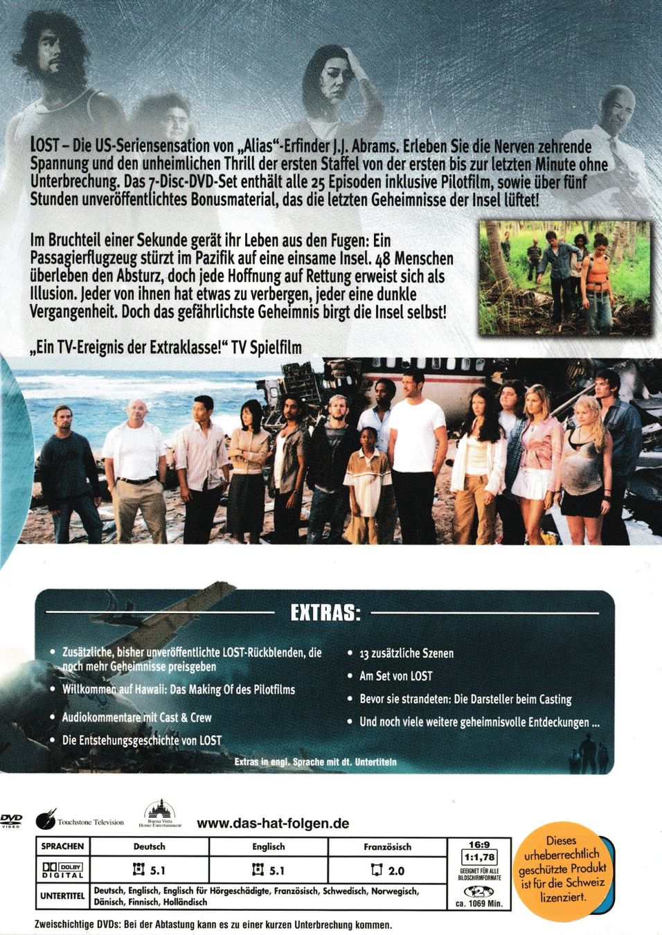 Tutti i DVDs: DVD - Lost Staffel 1 – Usato da Langnau am Albis venduto da MediaRescuerKeLoX 1