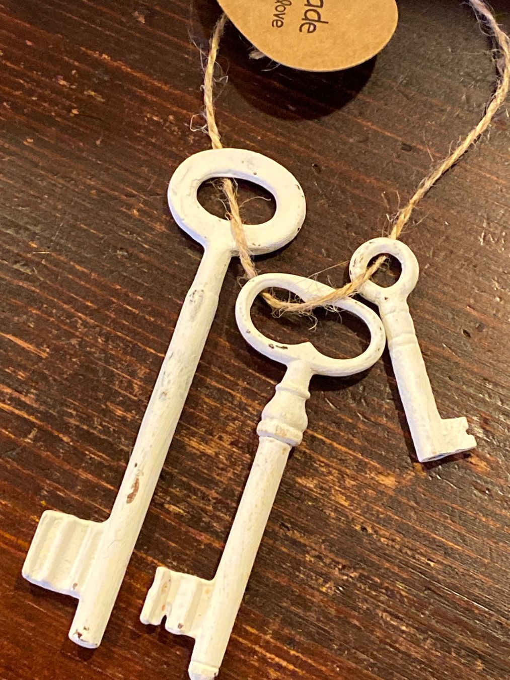 Tutte le decorazioni: SHABBY CHIC SCHLÜSSEL,3ER-SET – Nuovo (secondo la descrizione) da Meienried venduto da ManuelaBoutique 2