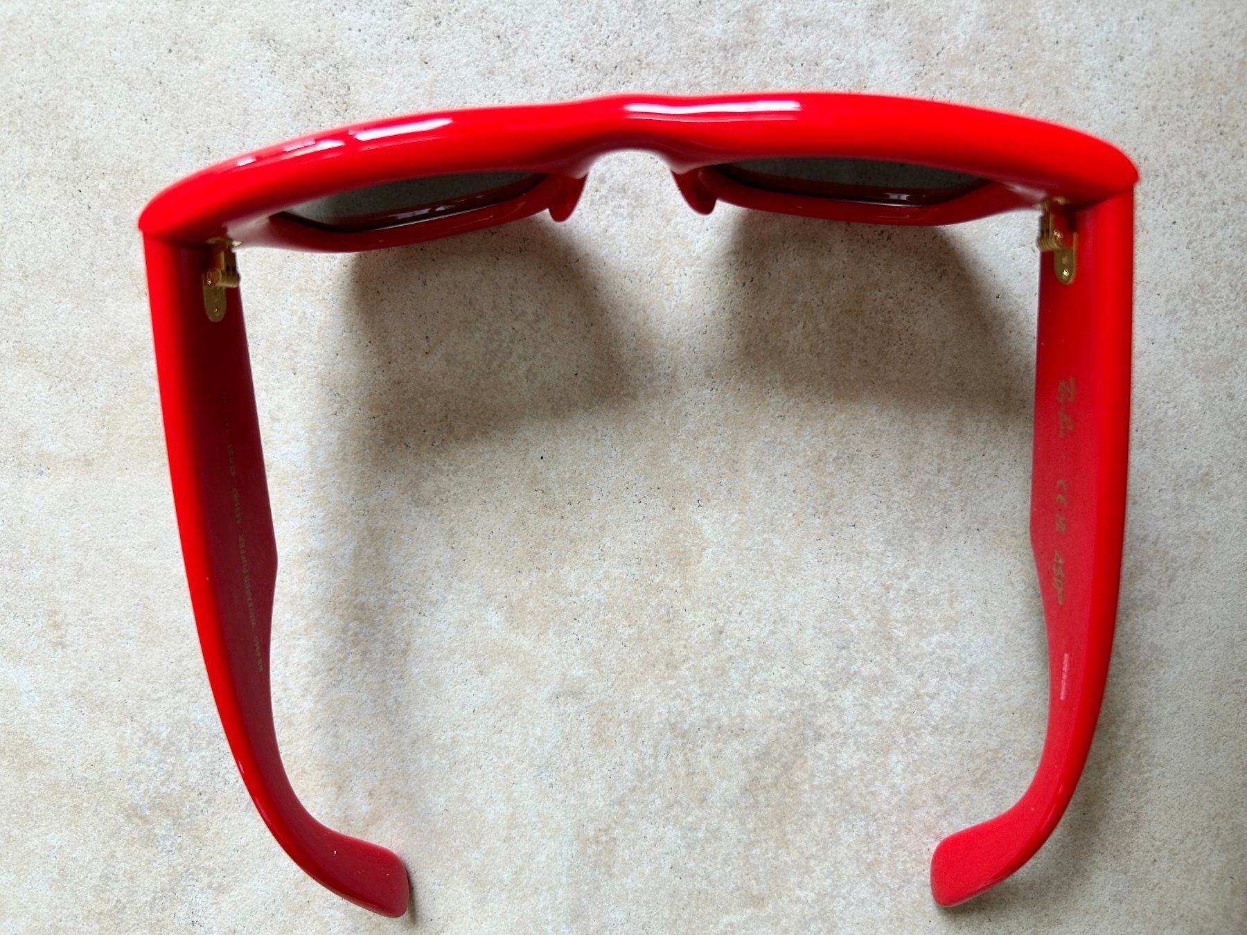 Ray-Ban Occhiali & Lenti: NEU - RAY BAN "Puffer" Sonnenbrille rot – Nuovo e nell'imballaggio originale da Cugnasco venduto da isolaverde 3