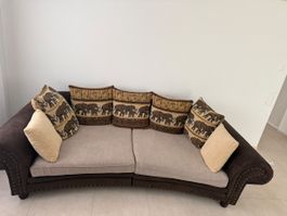 Neuwertiges Big Sofa Gutmann Factory Afrika Stil