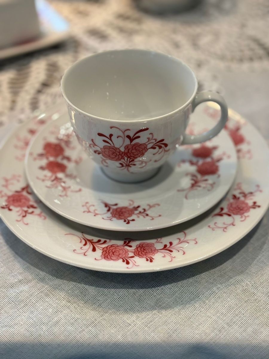 Seltmann Set di piatti: Shabby Chic Geschirr / Frühstücksservice – Usato da Eschen venduto da Camitho 1